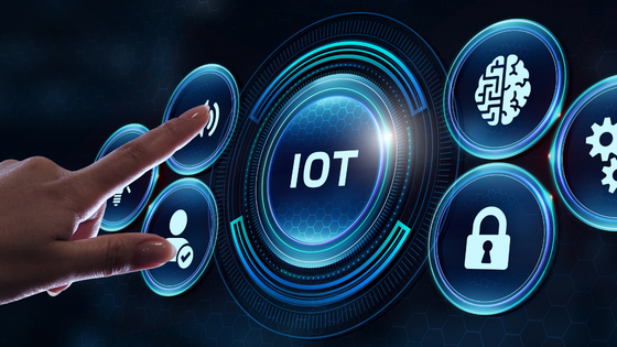 Hand touching IOT platform - How IoT Will Impact Data Security & Privacy
