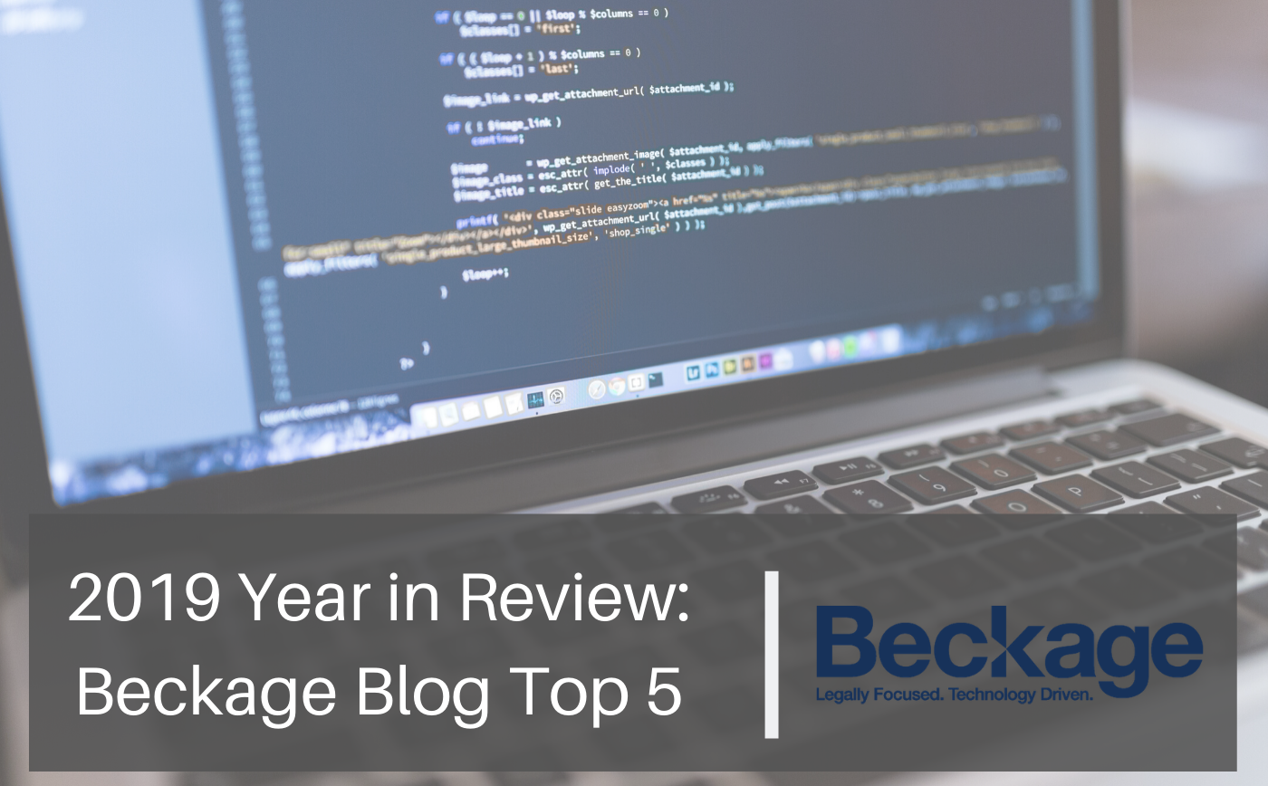 2019 Year in Review_ Beckage Blog Top 5