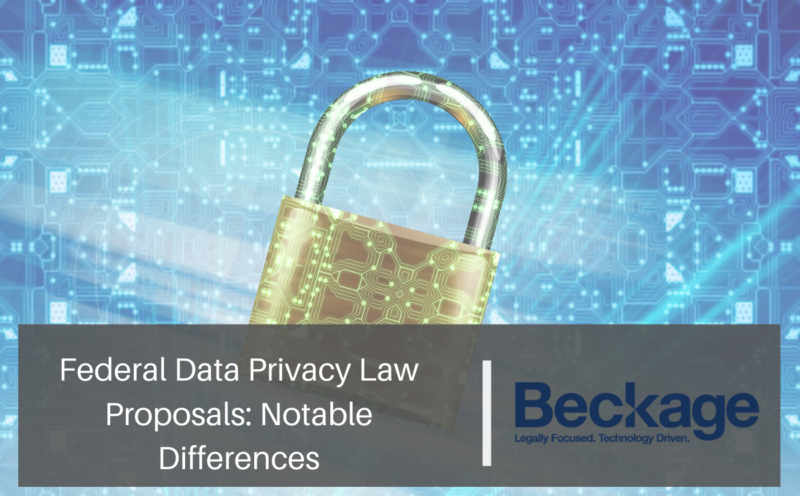 Federal Data Privacy Law Proposals_ Notable Differences