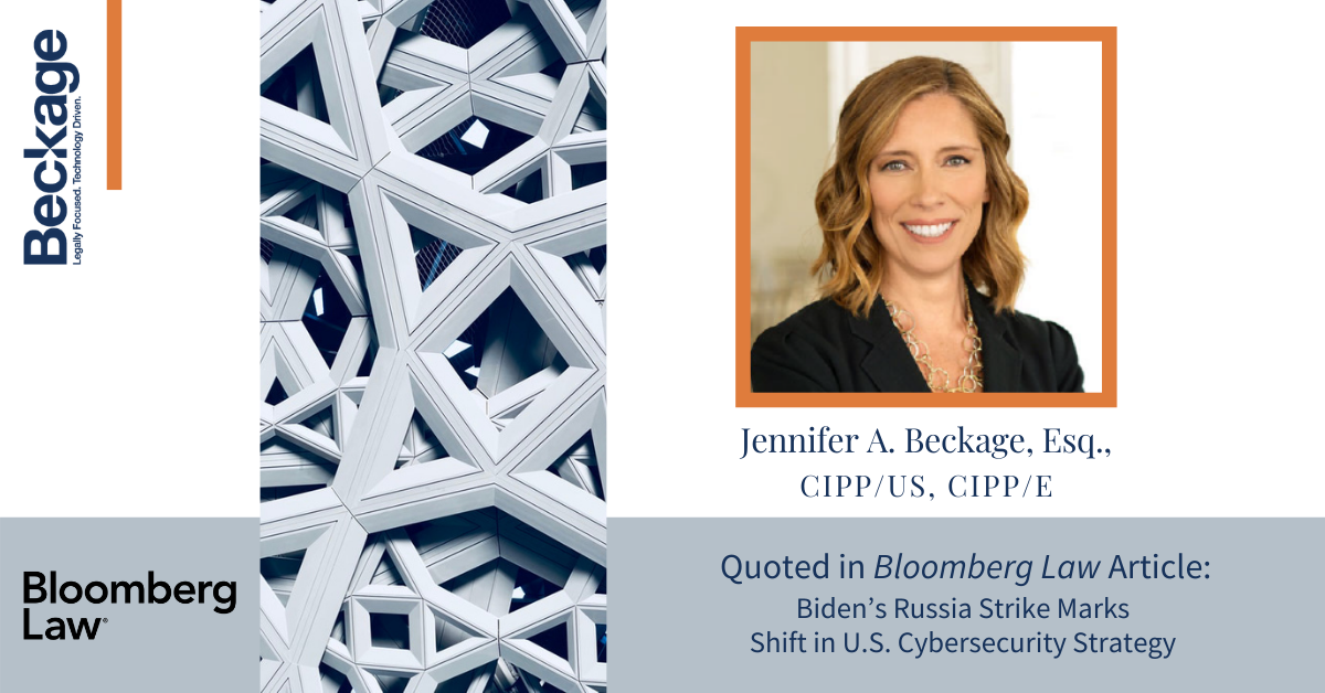 Jennifer Beckage Bloomberg Law