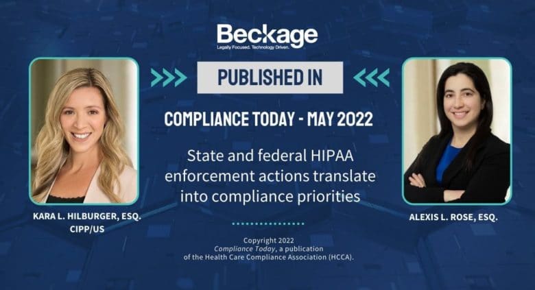 HIPAA Enforcement Article Compliance Today