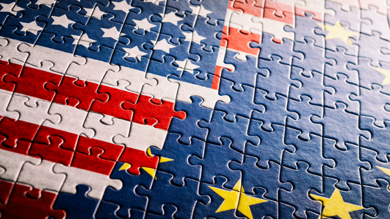 EU and US Flags: New EU-U.S. Data Privacy Framework