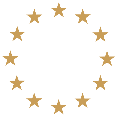 Line drawing of European Union Stars