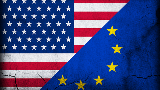 Flags of EU-U.S. Data Privacy Framework - EU-U.S. DPF
