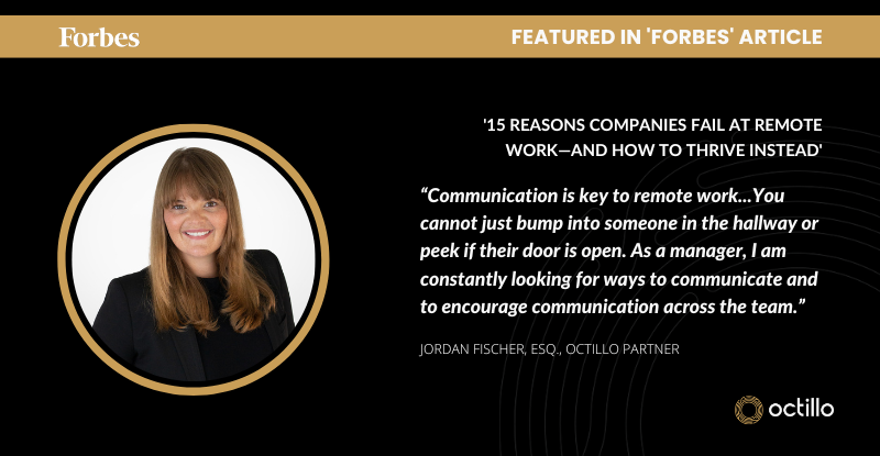 Jordan Fischer Featured in 'Forbes' article on Remote Work Challenges